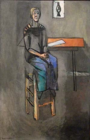 Woman on a High Stool,